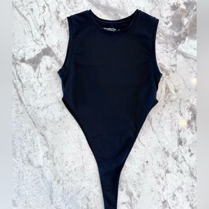 Abercrombie & Fitch “Seamless High-Leg Bodysuit” in color Black. Size SMALL.